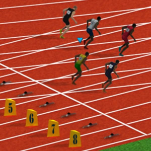 jogo de corrida de atletismo