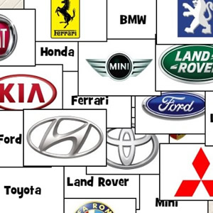 jogo de marcas e logotipos de carros
