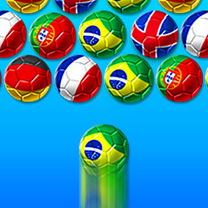 bubble shooter world cup