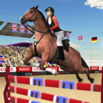 HORSE JUMPING SHOW: Cavalos de Salto