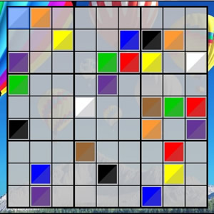 sudoku sem números, com cores