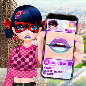 jogo de pintar labios online