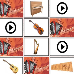 A Música e a Criança: Jogo da Memória: Instrumentos Musicais