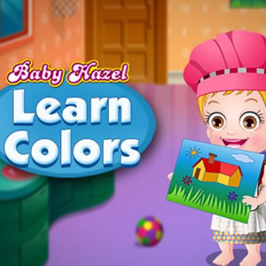 jogo de aprender cores com Baby Hazel