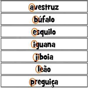 jogo de palavras em ordem alfabética
