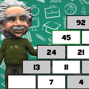jogo de piramide de soma com Einstein