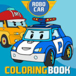 ROBO CAR: Colorir Carros de Polícia