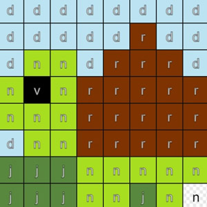 ENCONTRAR AS LETRAS para crianças em COQUINHOS