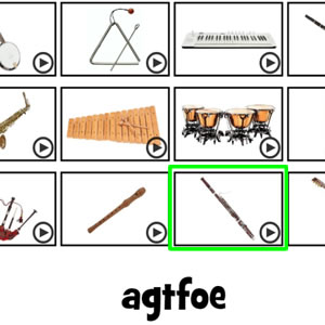 jogo anagrama instrumentos musicais
