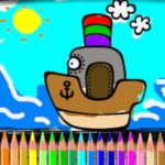 BARCOS para COLORIR online