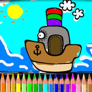 jogo de colorir navios
