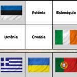 Puzzle de Bandeiras européias