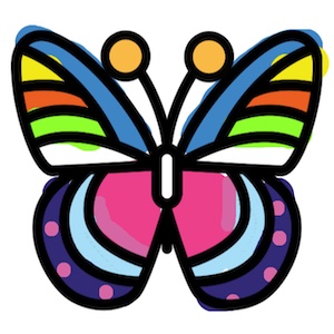 colorir borboletas online