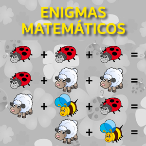 enigmas matemáticos en primavera para crianças