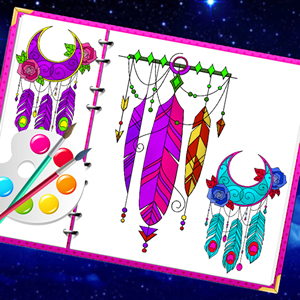 jogo de colorir caçador de sonhos online