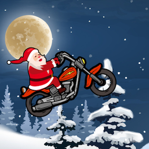 corrida moto papai noel