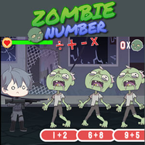 Cálculo Mental de Zumbi de matemática online