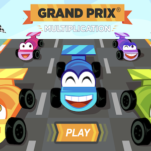 jogo de corrida de multiplicaçao Grand Prix Arcademics