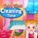 Arrumar e limpar com BABY HAZEL (Cleaning Time)