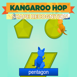 Kangaroo hop corrida de formas