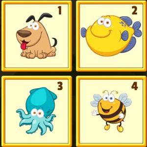 jogo de MEMORIZE OS ANIMAIS em ordem visual