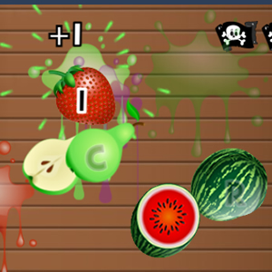 jogo de digitação divertido fruit slash