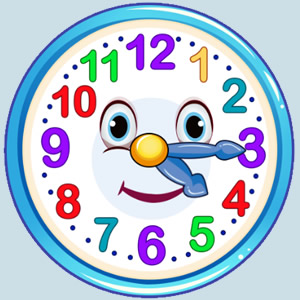 Jogo on-line didático com o Senhor Relógio, um jogo para as crianças aprenderem as horas do relógio
