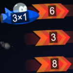 MULTIPLICATION SPACE RACE: Corrida de Multiplicação