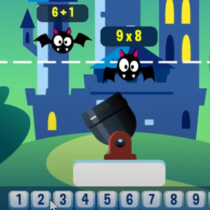 jogo de Math Bat Diversao matemática