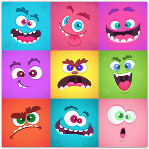 jogo monster color fill