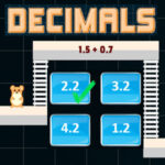 NÚMEROS DECIMAIS com o Hamster