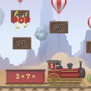 jogo de trem tabuada 3