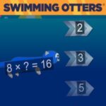 SWIMMING OTTERS: Completar as Multiplicações