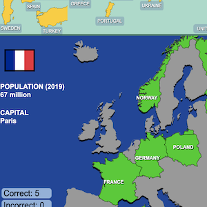 mapas da Europa online
