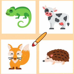 jogo pintar animais
