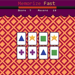 jogo memorize fast