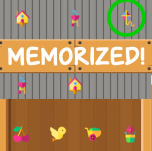 memorized, teste de memoria visual