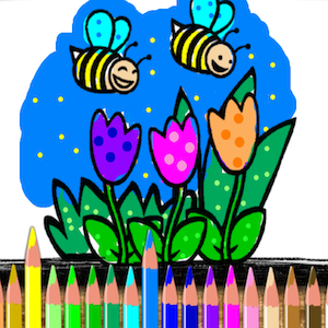 colorir flores online