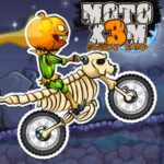 Moto X3M SPOOKY LAND Halloween