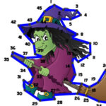 LIGAR OS PONTOS com Números no Halloween