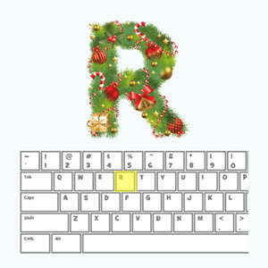 digitar no teclado de natal