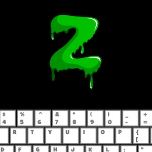 escrever letras teclado Halloween
