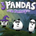 3 PANDAS em Fantasia