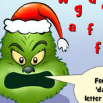 Alimente o Grinch; Palavras de Natal em inglês