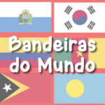 Bandeiras do mundo em inglês