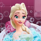 Elsa Frozen Banho de Beleza