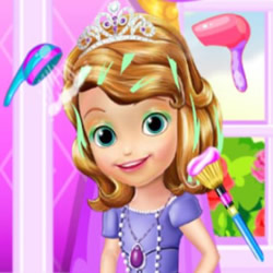 Princesinha Sofia Tratamento no Cabelo - jogos online de menina