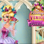 Vista Audrey para o Carnaval de Veneza