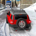 Corrida de Jeeps na Neve