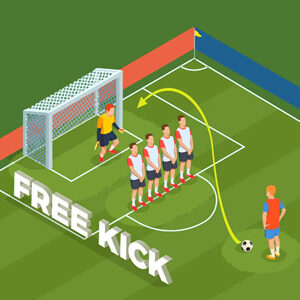 Real Freekick Futebol 3D em COQUINHOS